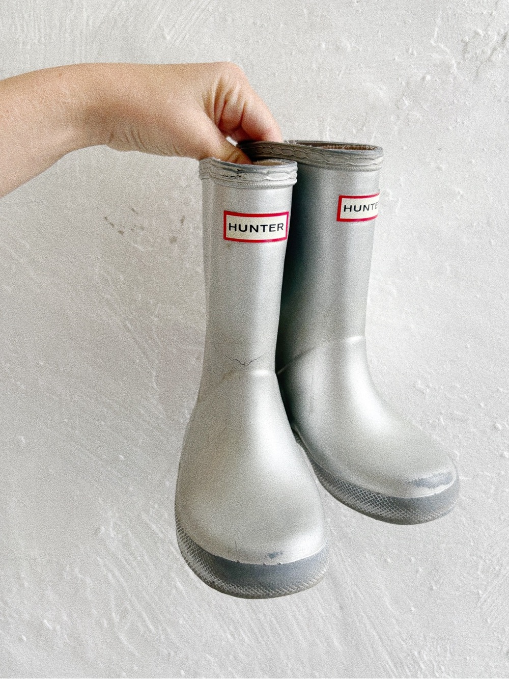 Hunter kids boots size 10 toddler